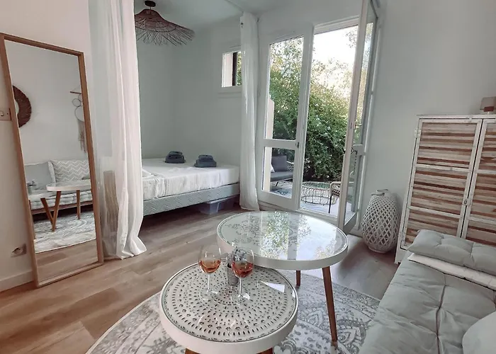 Апартаменты Ravissant T1 Avec Jardinet Proche De La Йер